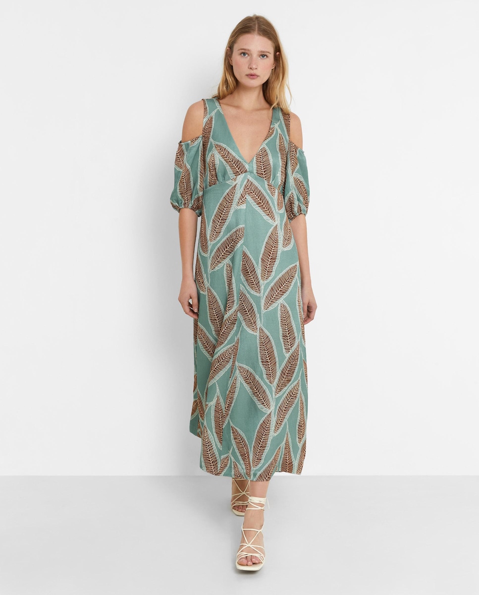 Vestido midi con mangas cut out · Trucco · El Corte Inglés