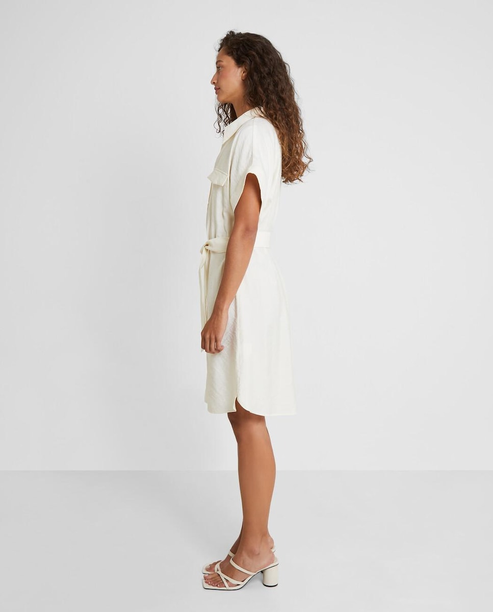 Vestido camisero corto con cinturón · Trucco · El Corte Inglés