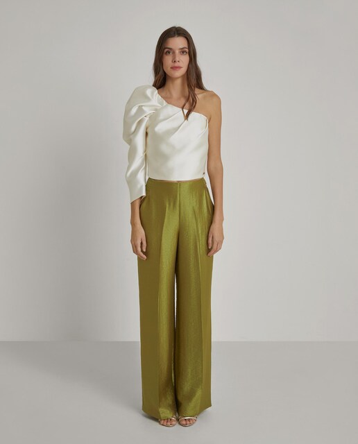 Imagen 0 de Top de mujer con una sola manga abullonada