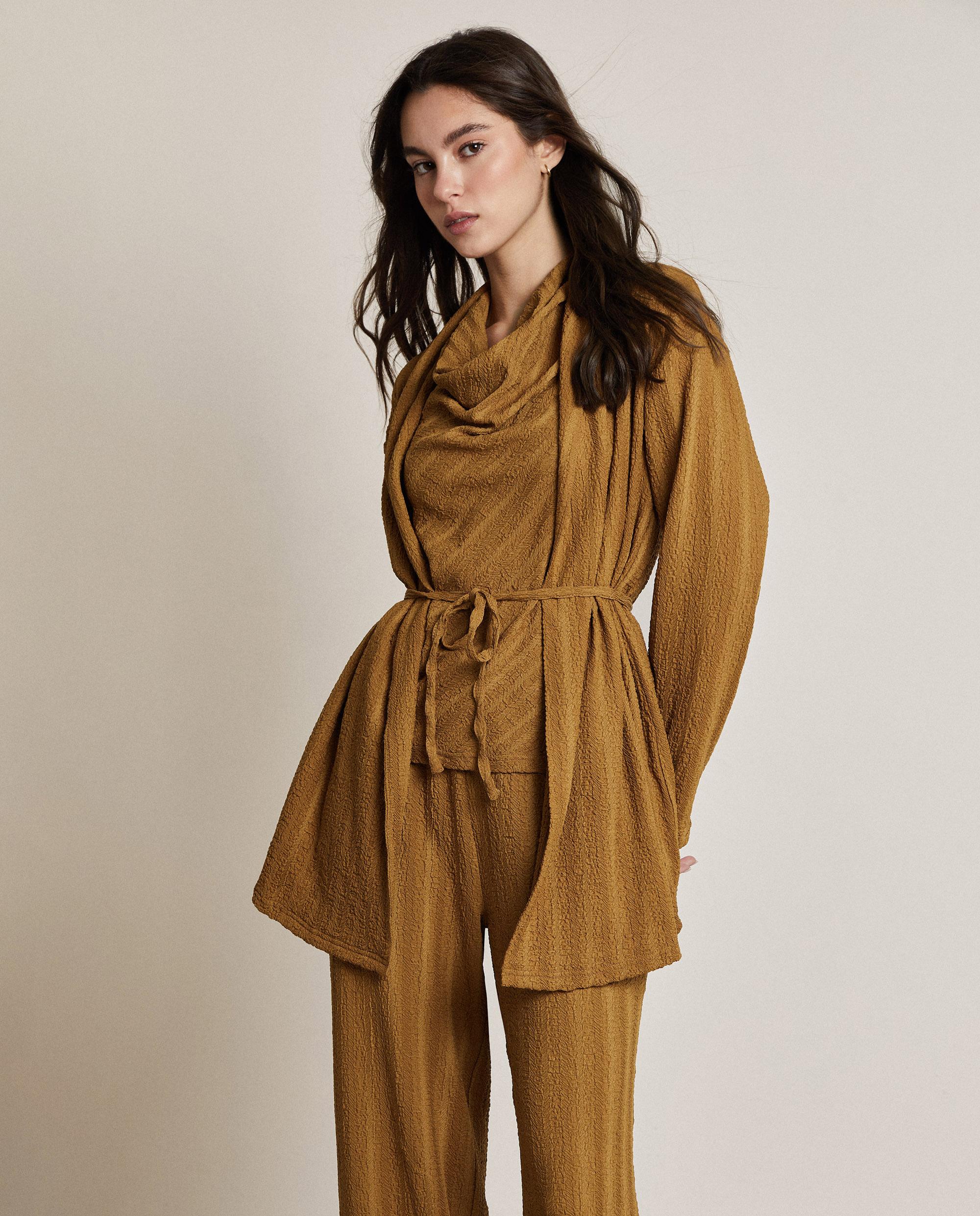 Trucco - Chaqueta de mujer abierta texturizada.