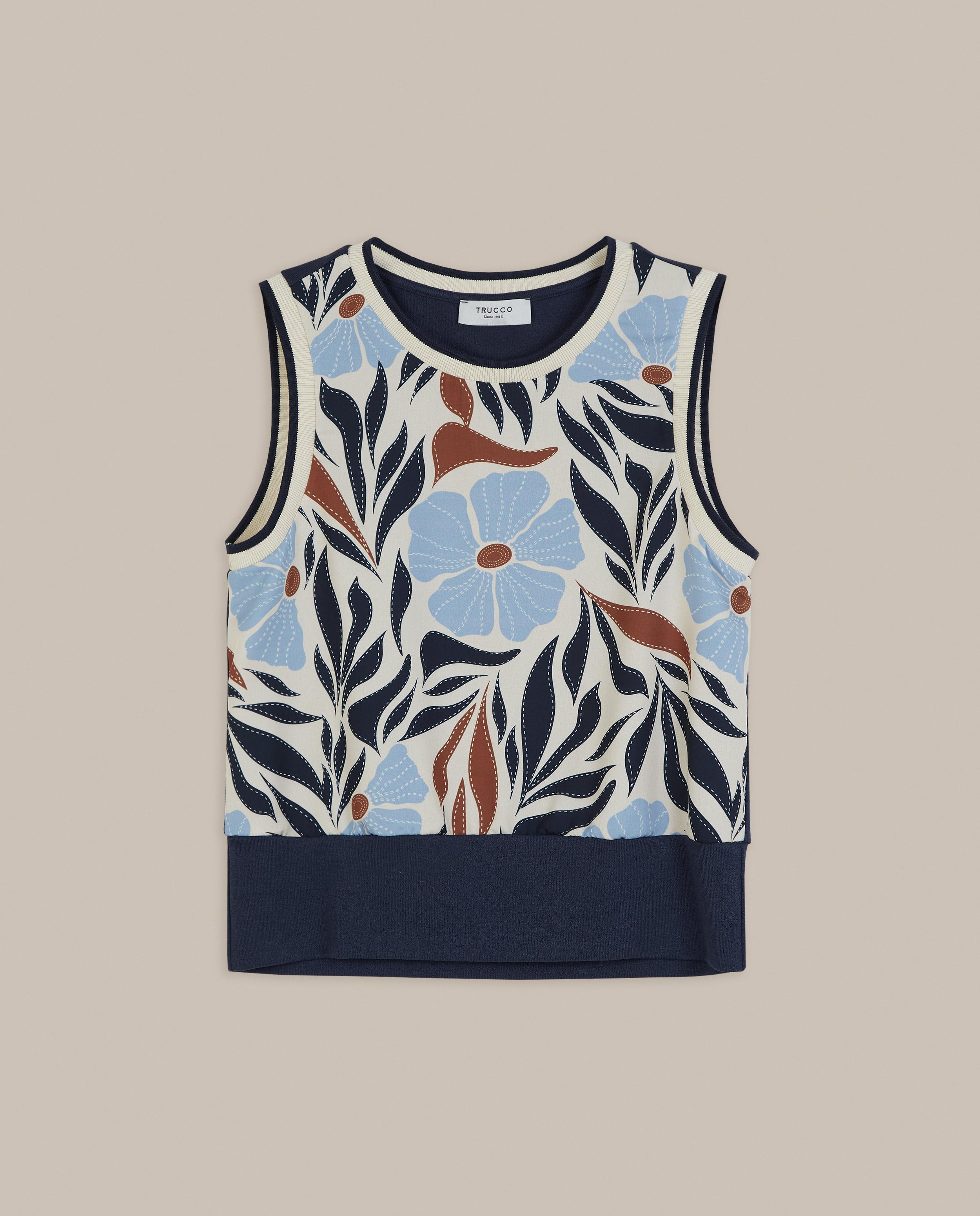 Top de mujer de punto sin mangas - Trucco - Multicolor Multicolor-4