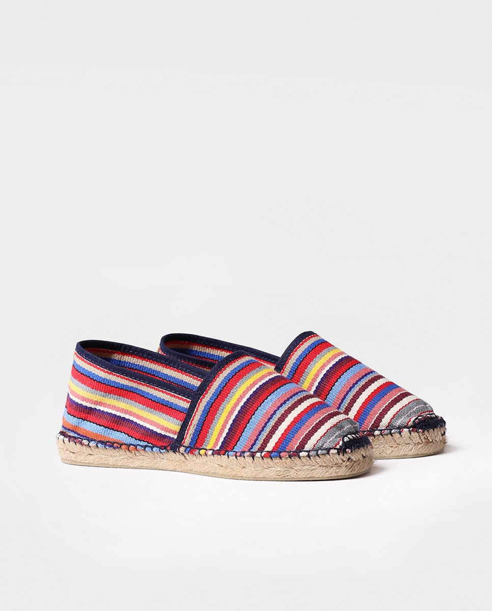 Alpargatas planas unisex de tejido a rayas - Toni Pons - Multicolor Multicolor-2