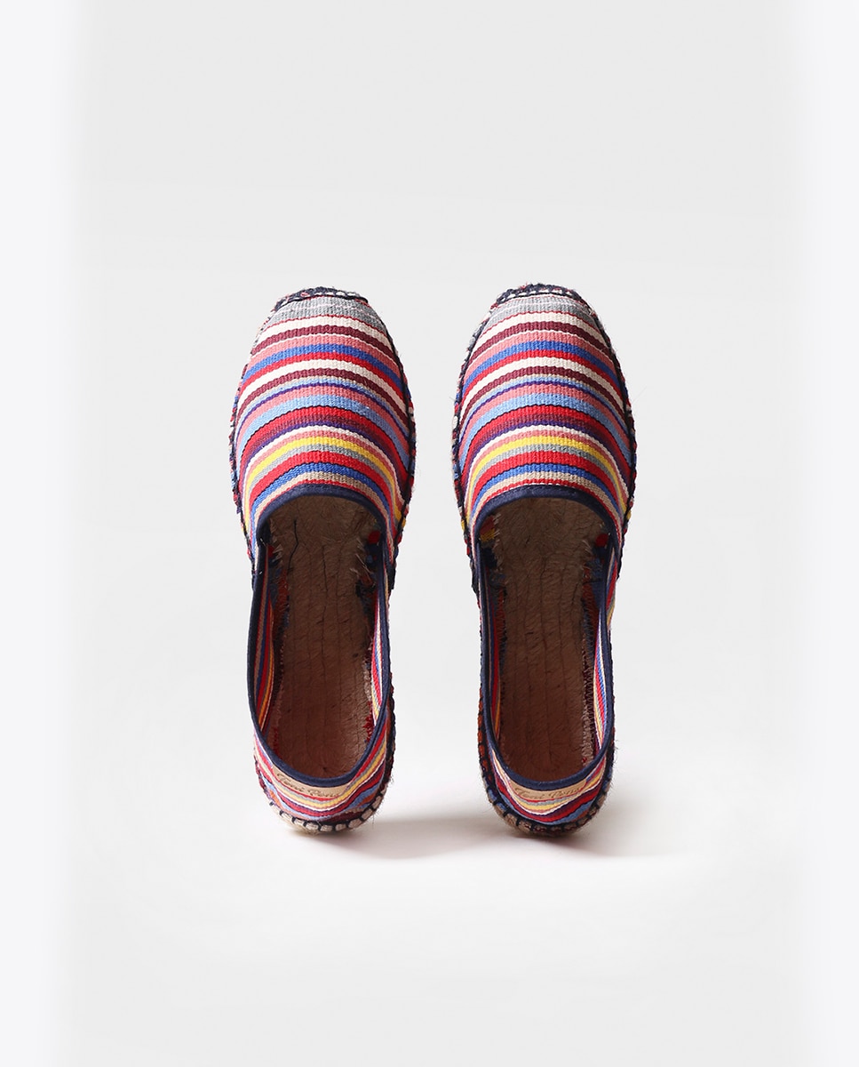 Alpargatas planas unisex de tejido a rayas - Toni Pons - Multicolor Multicolor-3
