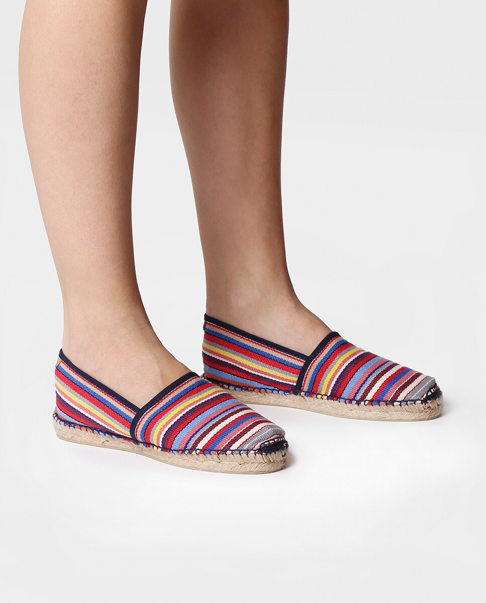 Alpargatas planas unisex de tejido a rayas - Toni Pons - Multicolor Multicolor-4