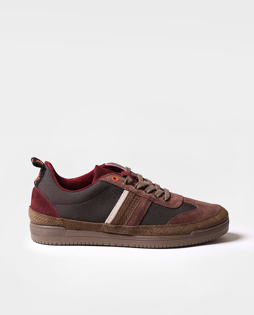 Toni Pons - Zapatillas de serraje de hombre con cordones.