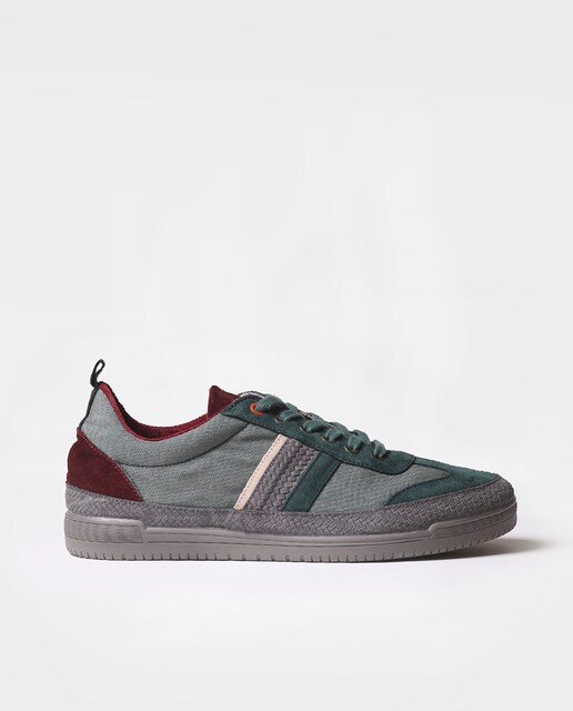 Imagen 0 de Zapatillas de serraje de hombre con cordones