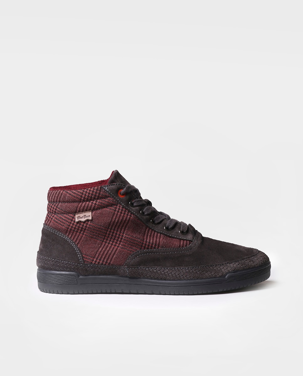 Imagen 1 de Zapatillas de serraje de hombre con cordones - Toni Pons - Gris Gris