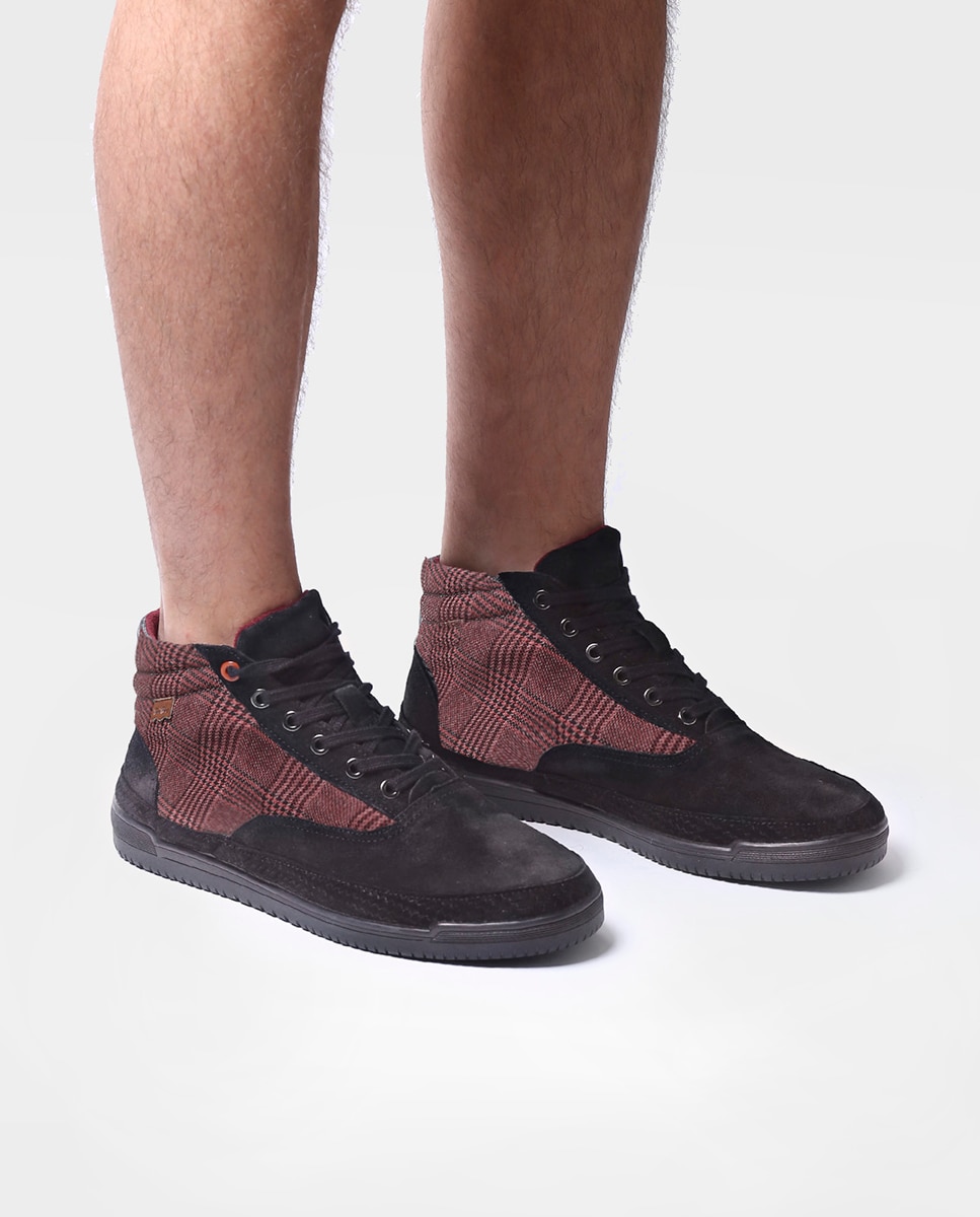 Imagen 4 de Zapatillas de serraje de hombre con cordones - Toni Pons - Gris Gris
