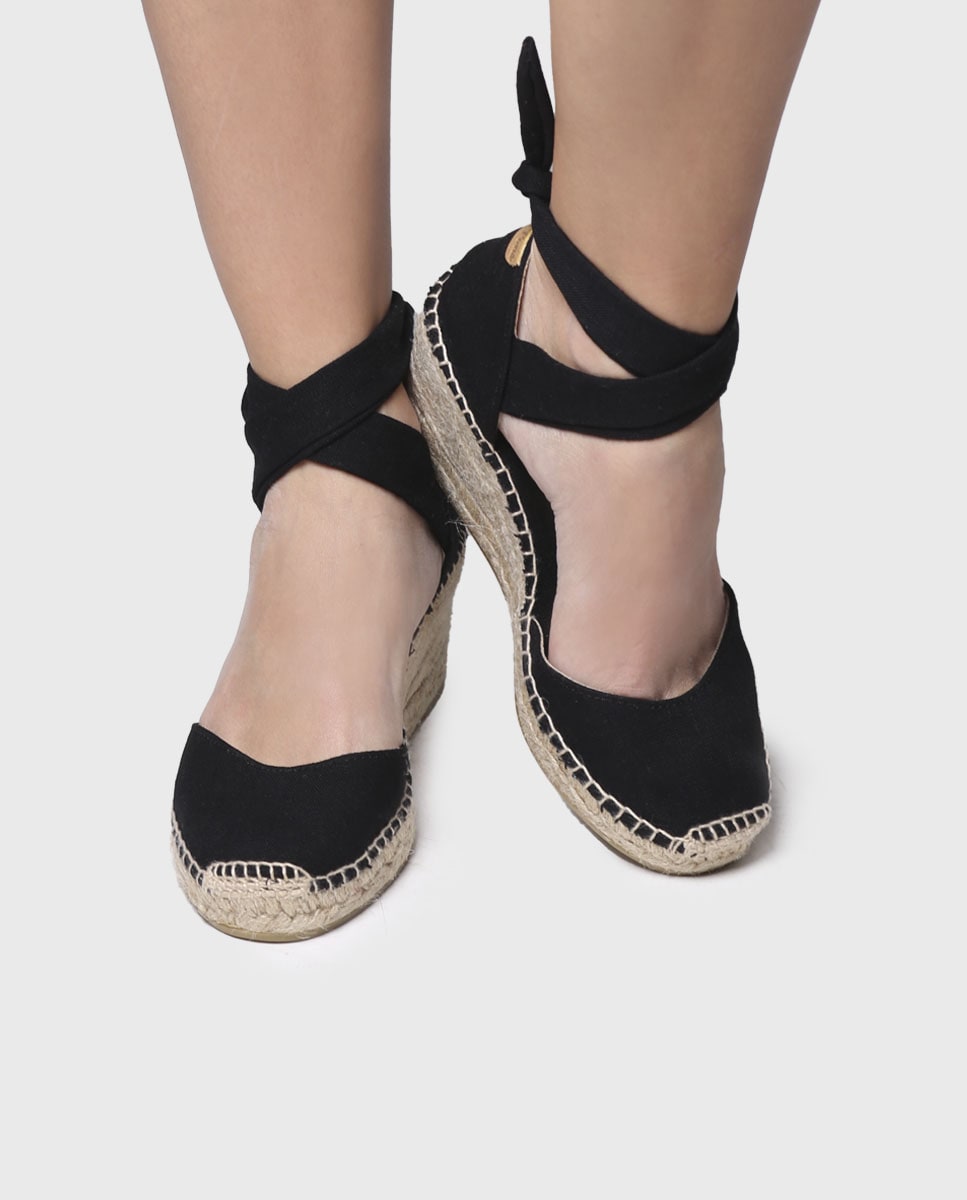 Moda Alpargatas Talla 42 Mujer Alpargatas De Cuña De Mujer De
