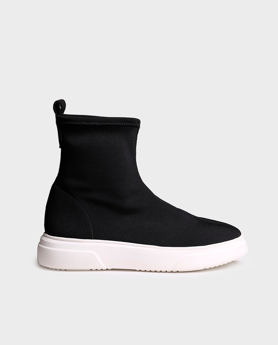 Botines de mujer de tejido en tonos lisos - Toni Pons - Negro Negro-1