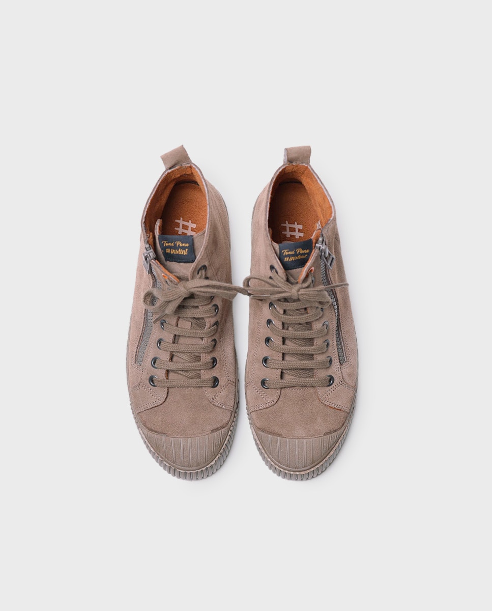 Zapatillas de serraje de mujer con cordones - Toni Pons - Topo Topo-3