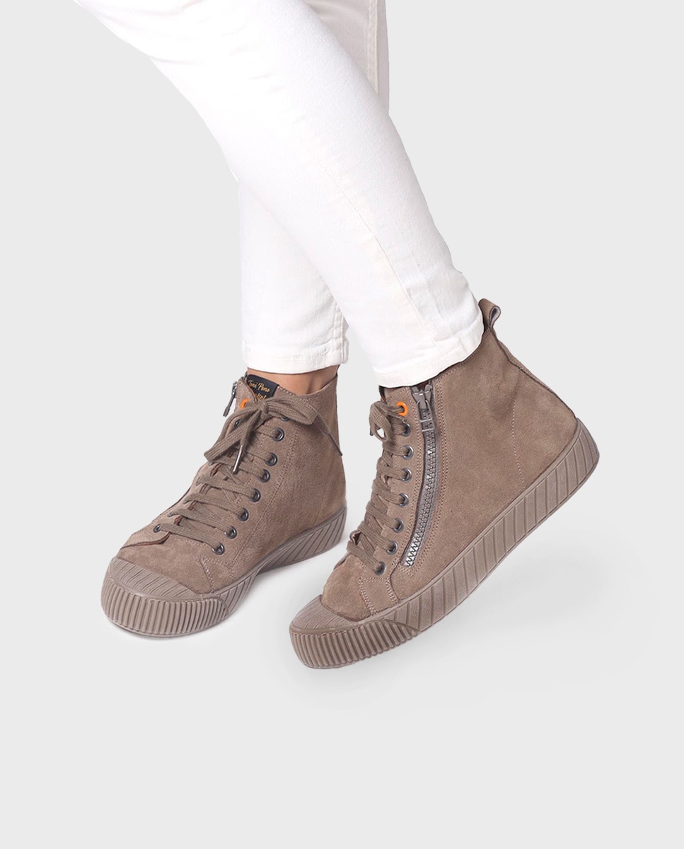 Zapatillas de serraje de mujer con cordones - Toni Pons - Topo Topo-4