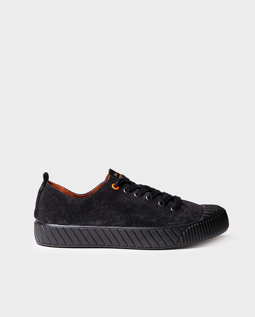 Zapatillas de serraje de mujer con cordones - Toni Pons - Negro Negro-1