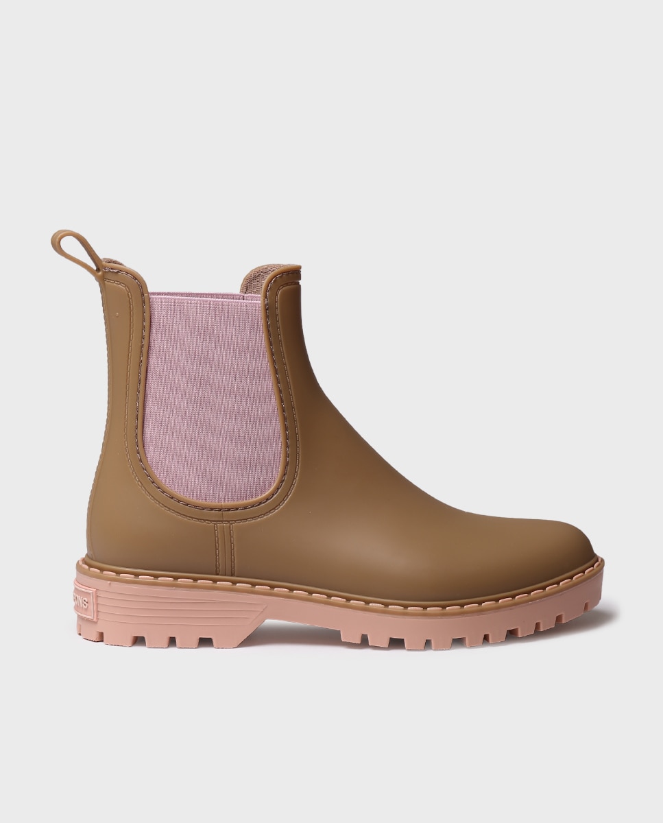 Botines de agua de mujer de goma con elásticos - Toni Pons - Gris Gris-1