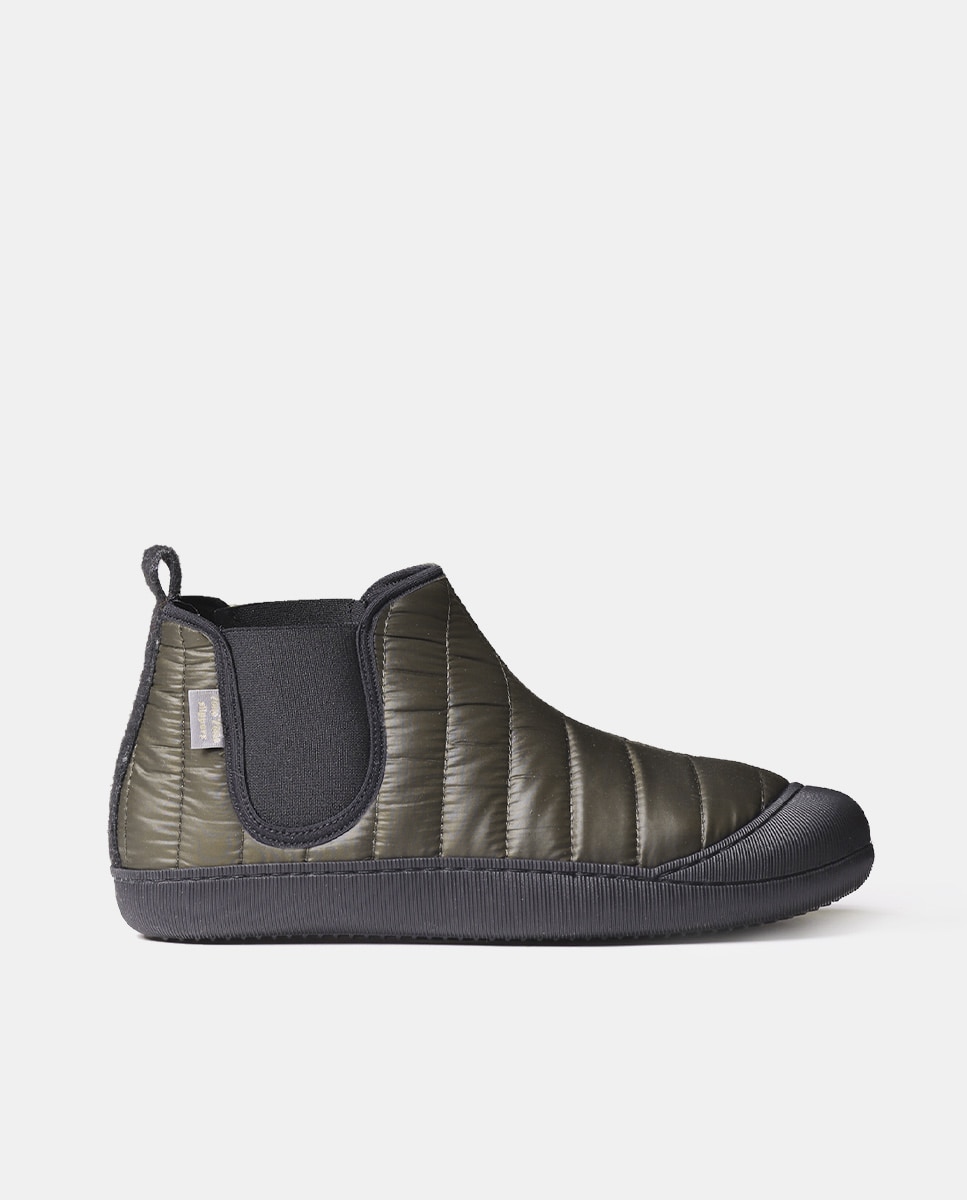 Imagen 1 de Zapatillas de casa de hombre de tejdo acolchado - Kaki Kaki