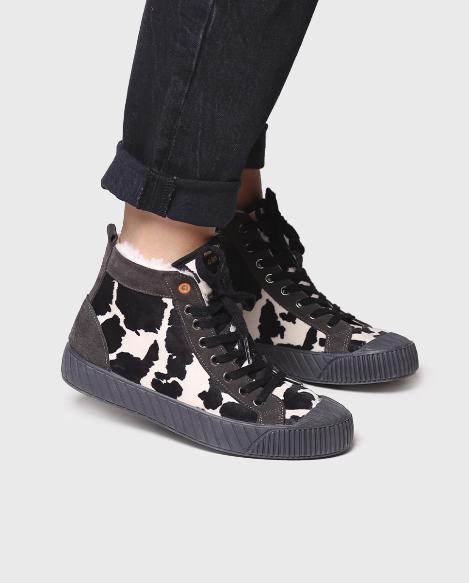 Zapatillas de serraje de mujer con cordones - Toni Pons - Multicolor Multicolor-4