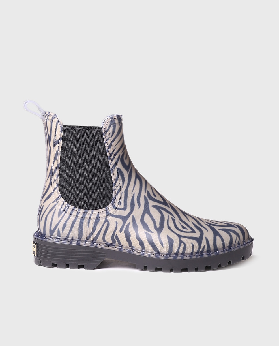 Botines de agua de mujer de goma con elásticos laterales - Toni Pons - Multicolor Multicolor-1