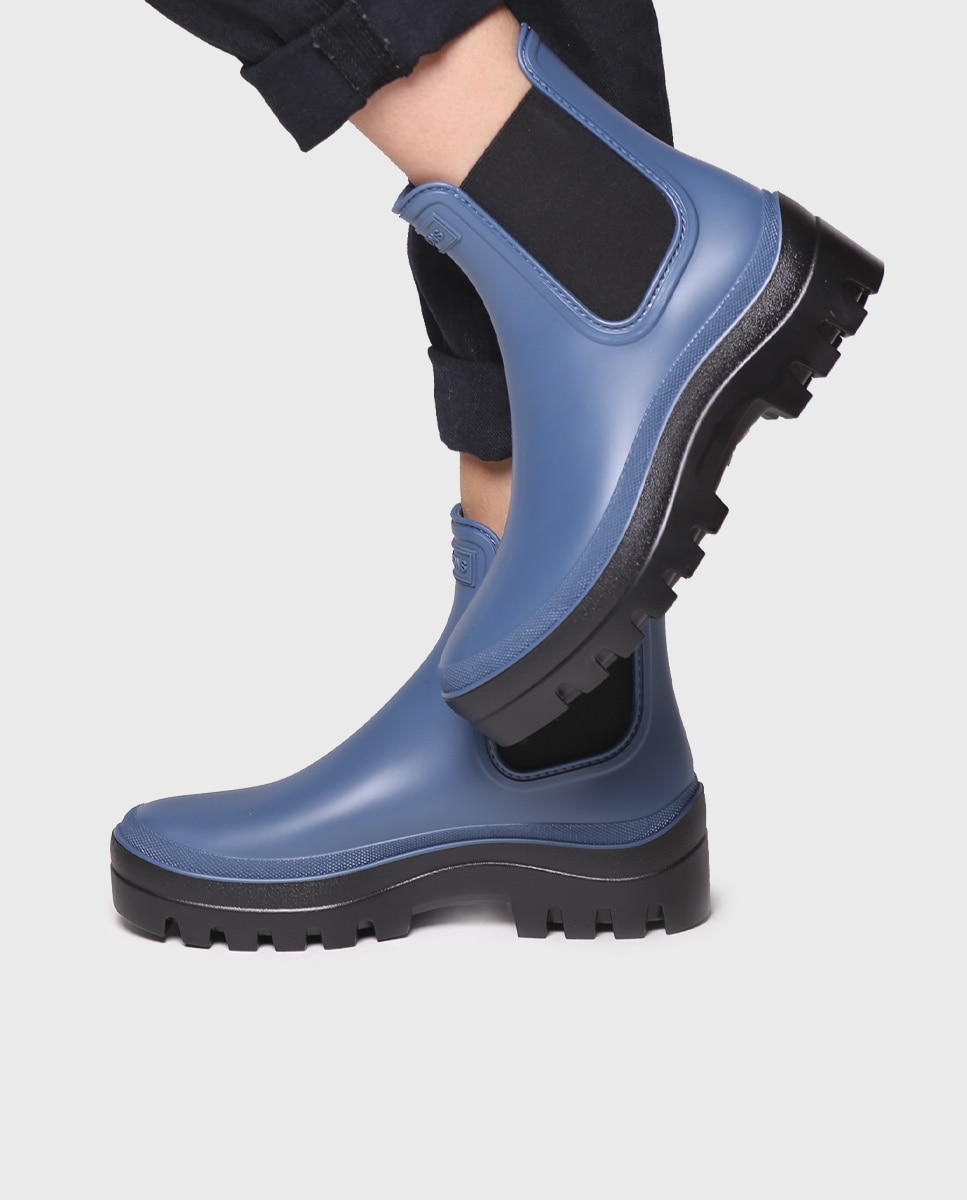 Botines de agua de mujer con plataforma - Toni Pons - Azul Azul-4
