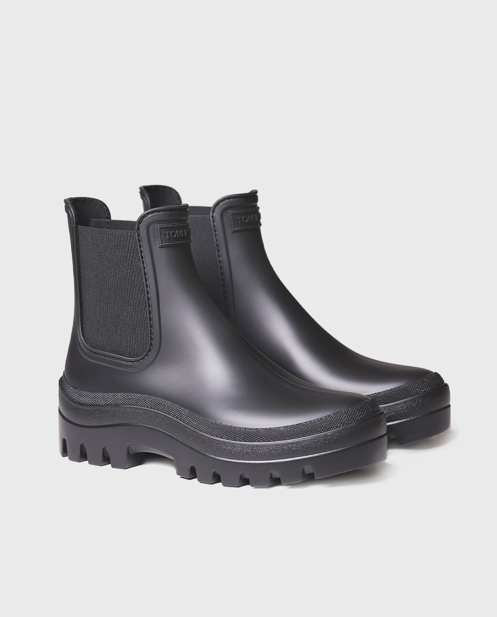 Botines de agua de mujer con plataforma - Toni Pons - Negro Negro-4