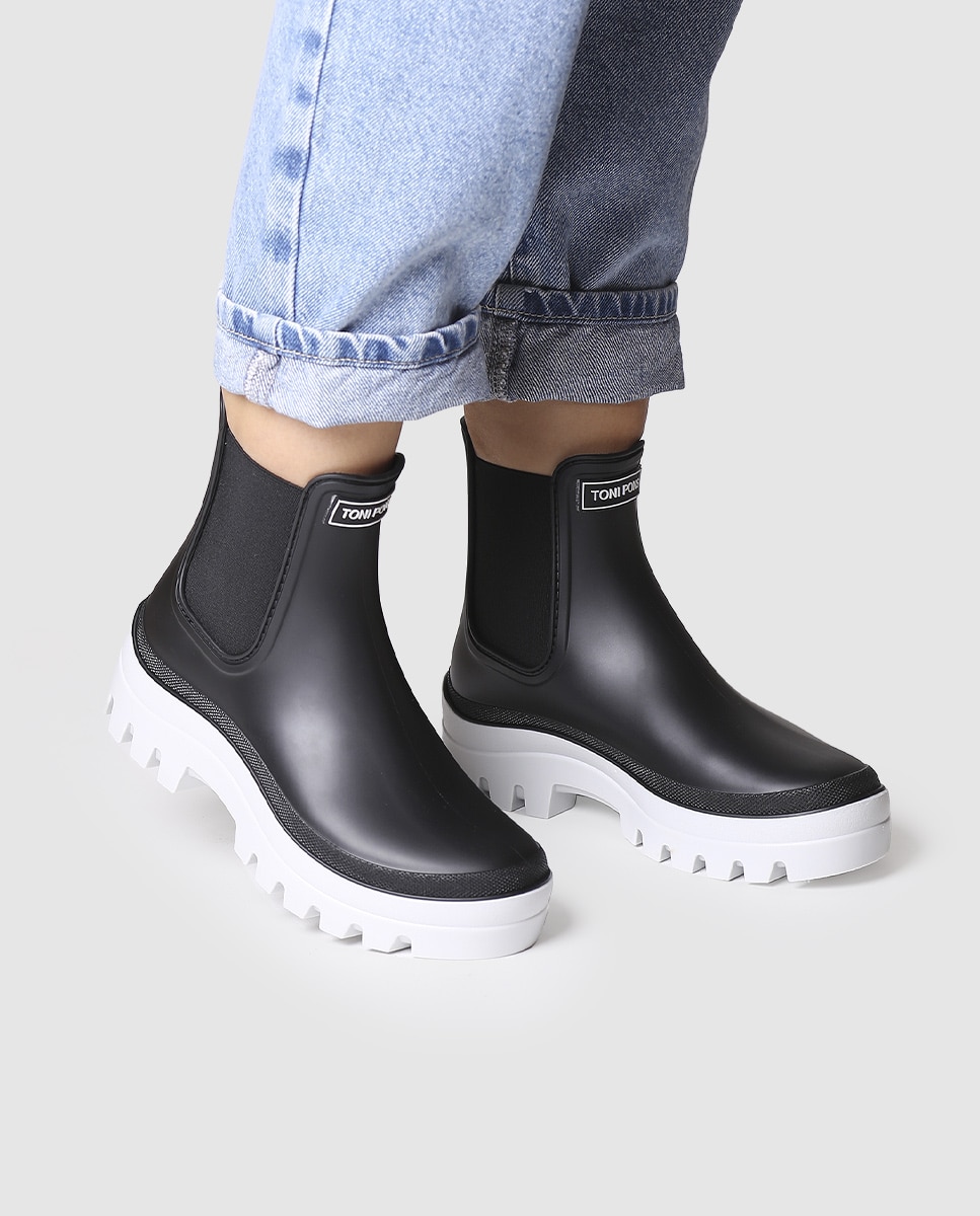 Imagen 4 de Botines de agua de mujer con plataforma - Negro Negro