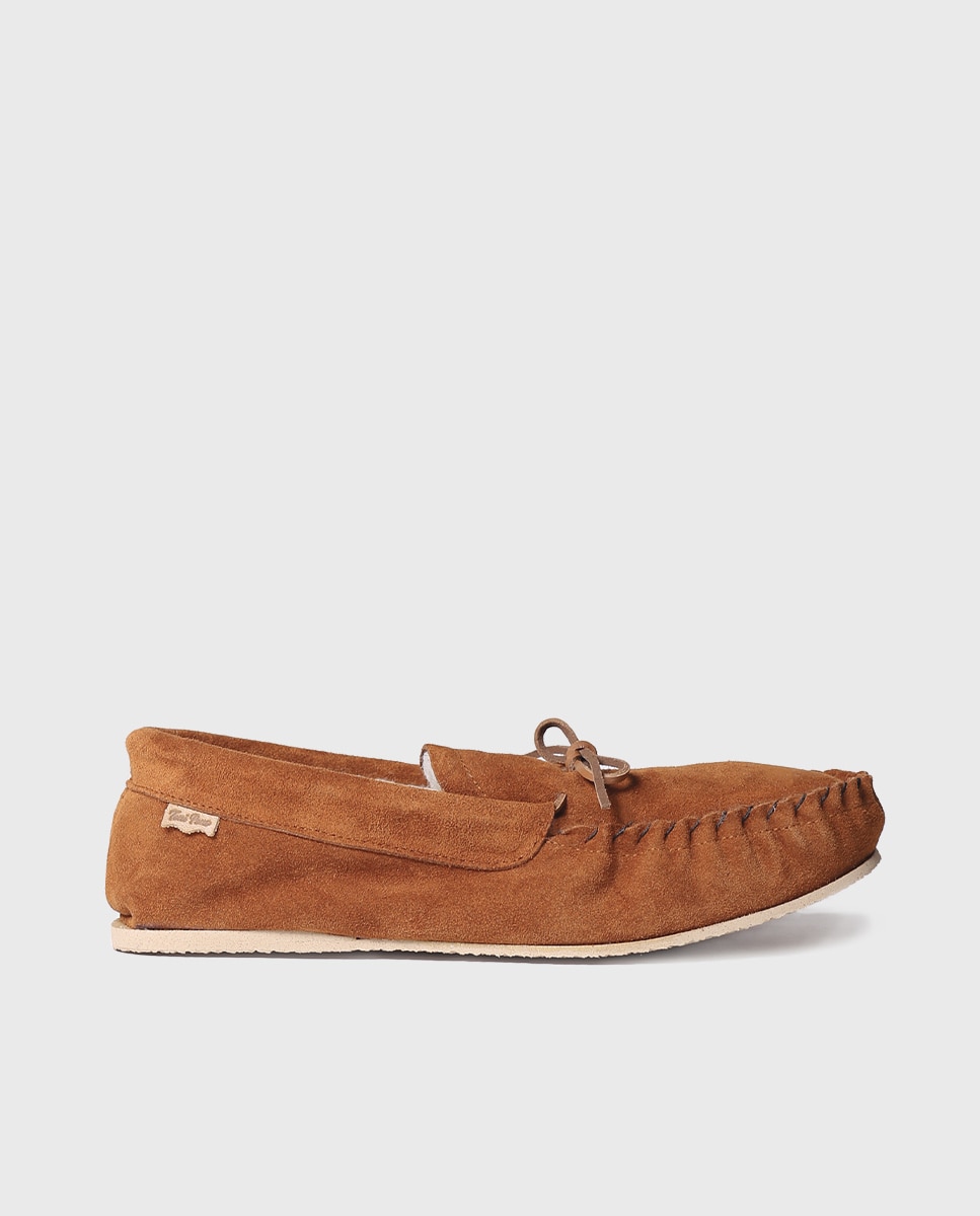 Zapatillas de casa de hombre de tejido en tonos lisos - Toni Pons - Marrón Marrón-1