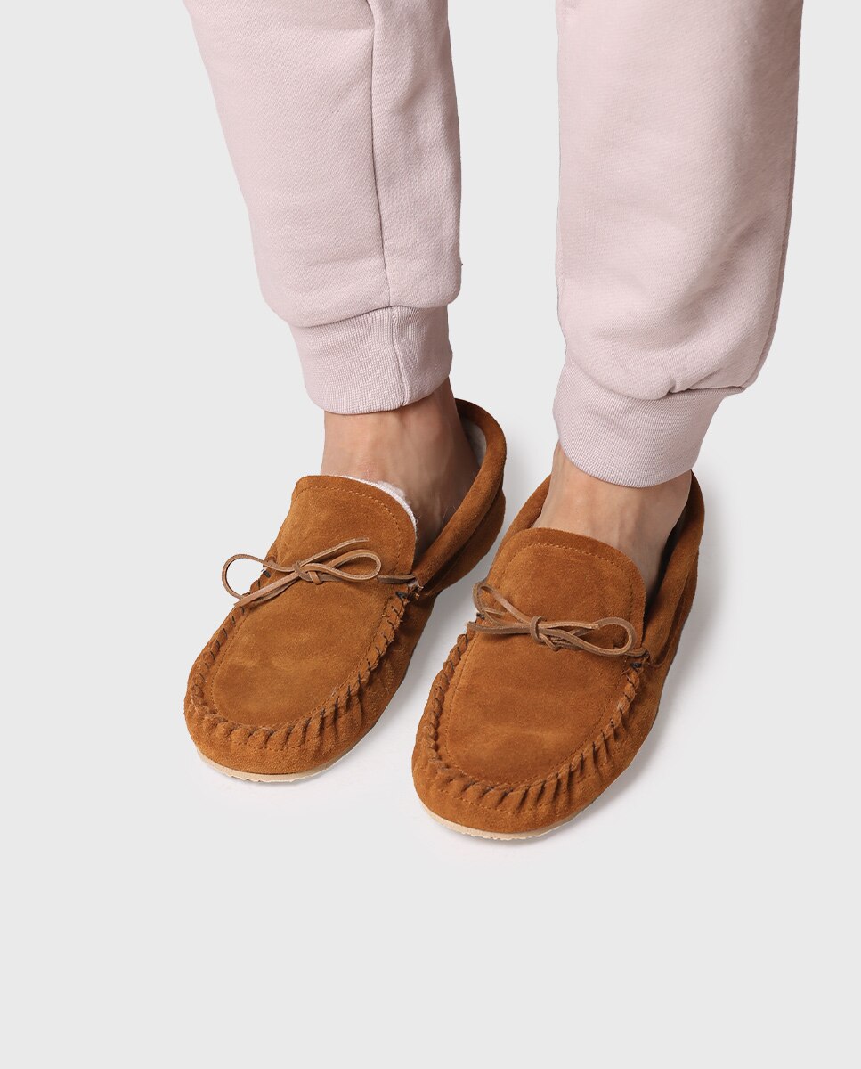 Zapatillas de casa de hombre de tejido en tonos lisos - Toni Pons - Marrón Marrón-4