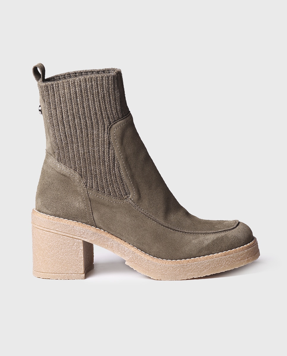 Toni Pons - Botines de mujer de tacón en serraje.