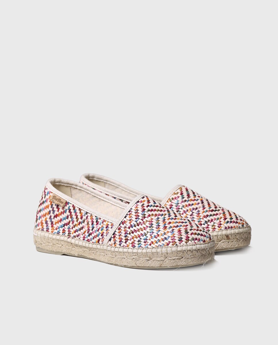 Alpargatas planas de mujer de tejido estampado - Toni Pons - Multicolor Multicolor-2