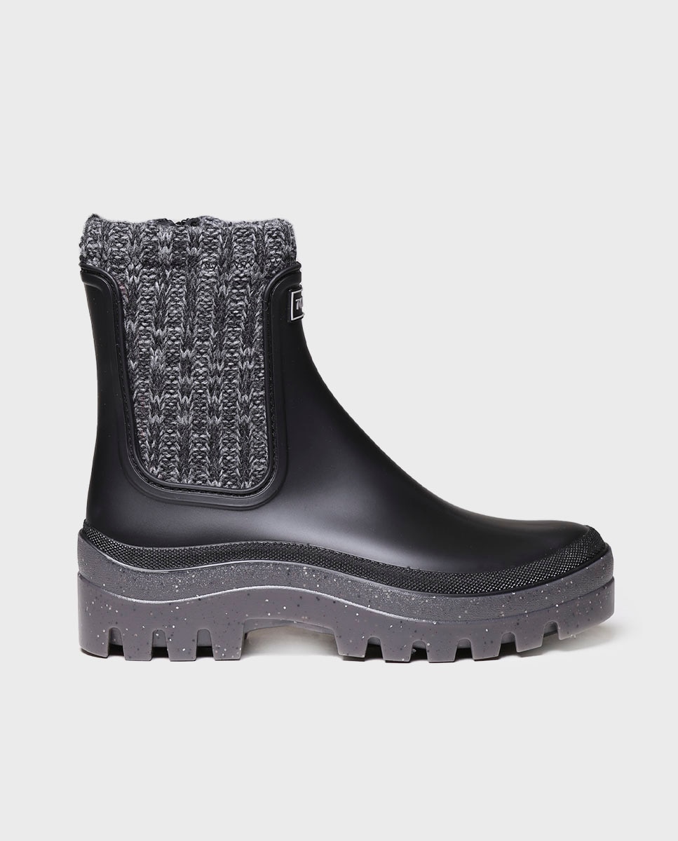 Botines de agua de mujer con plataforma - Toni Pons - Negro Negro-1