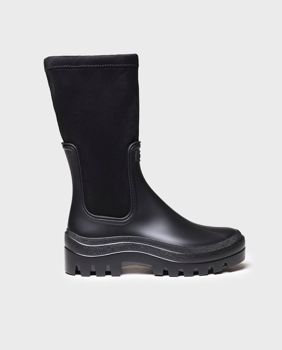 Botas de agua de mujer de goma con suela antideslizante - Toni Pons - Negro Negro-1