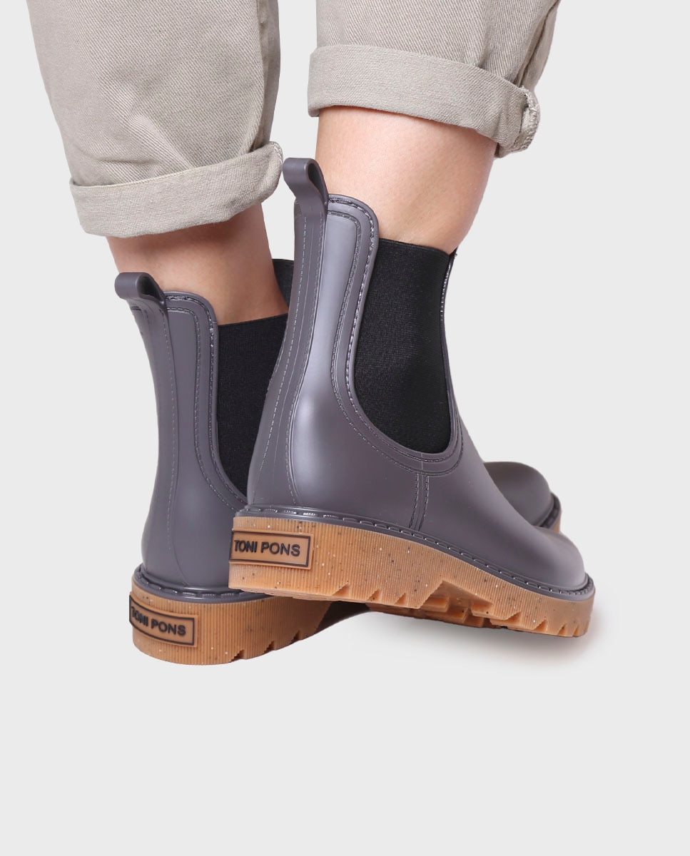 Botines de agua de mujer de caña baja - Toni Pons - Gris Gris-4