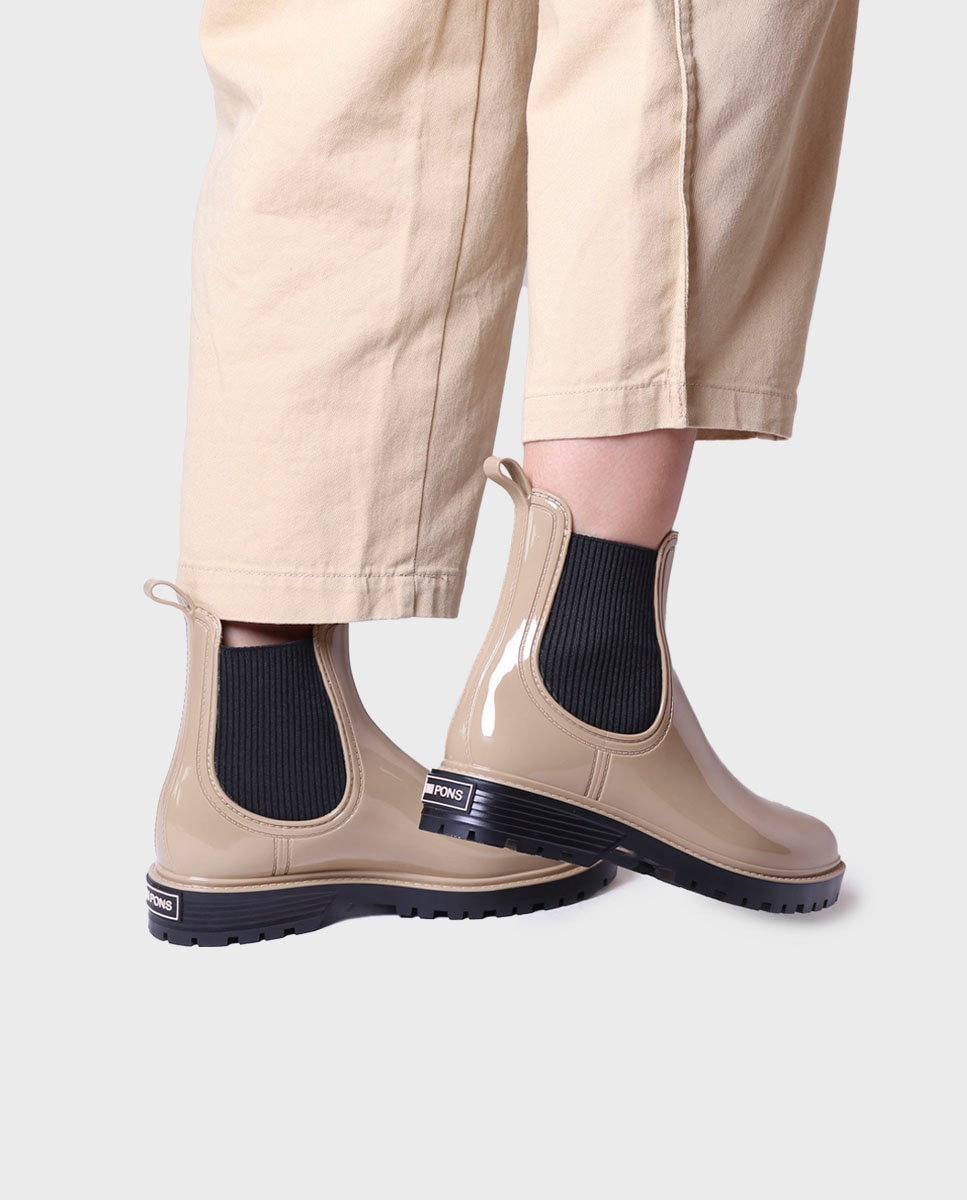 Botines de agua de mujer de caña baja - Toni Pons - Beige Beige-4