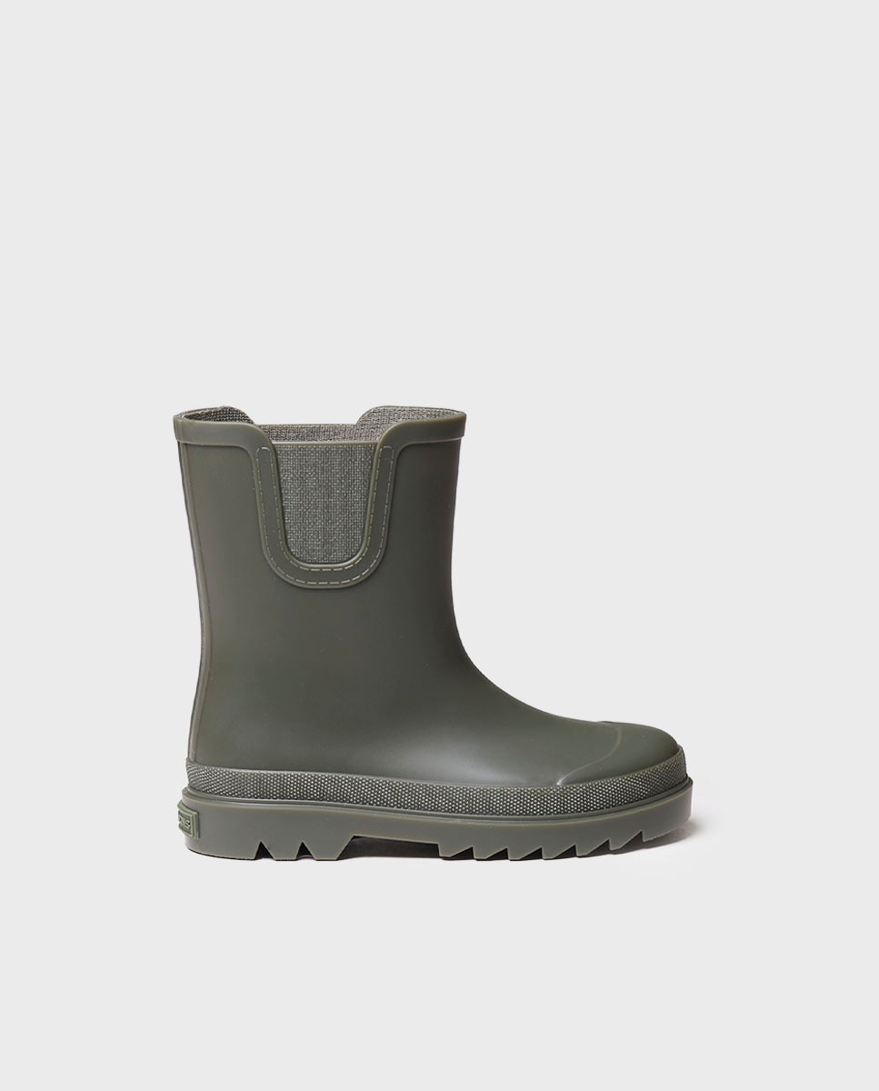 Imagen 0 de Botas de agua de niños de goma antideslizante Kaki