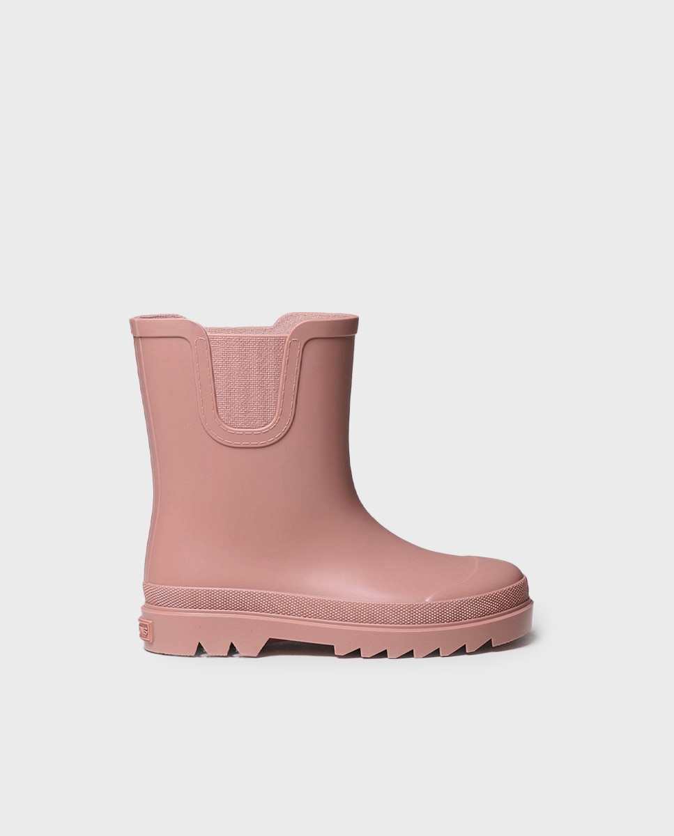 Botas de agua de niños de goma antideslizante - Toni Pons - Rosa Rosa-1