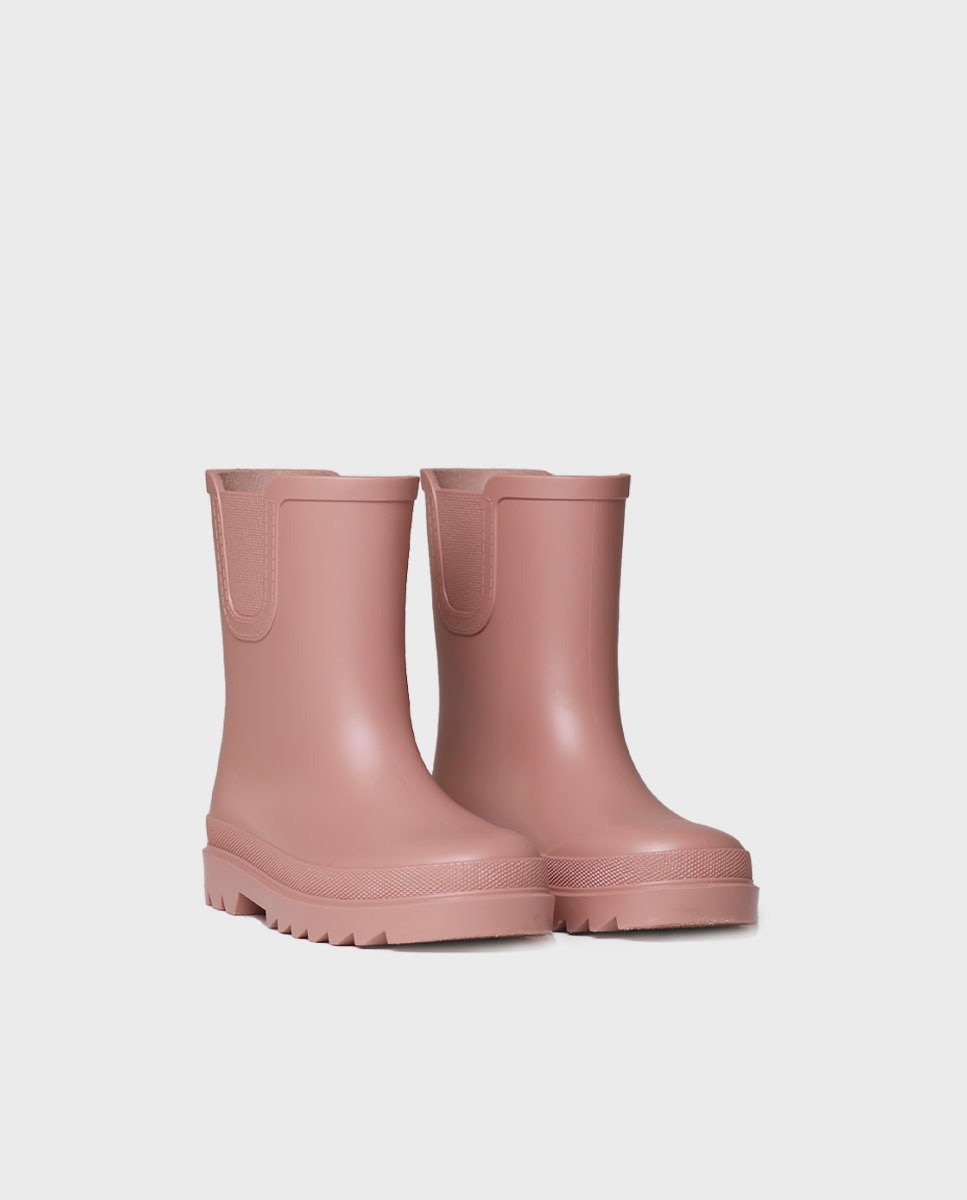 Botas de agua de niños de goma antideslizante - Toni Pons - Rosa Rosa-2