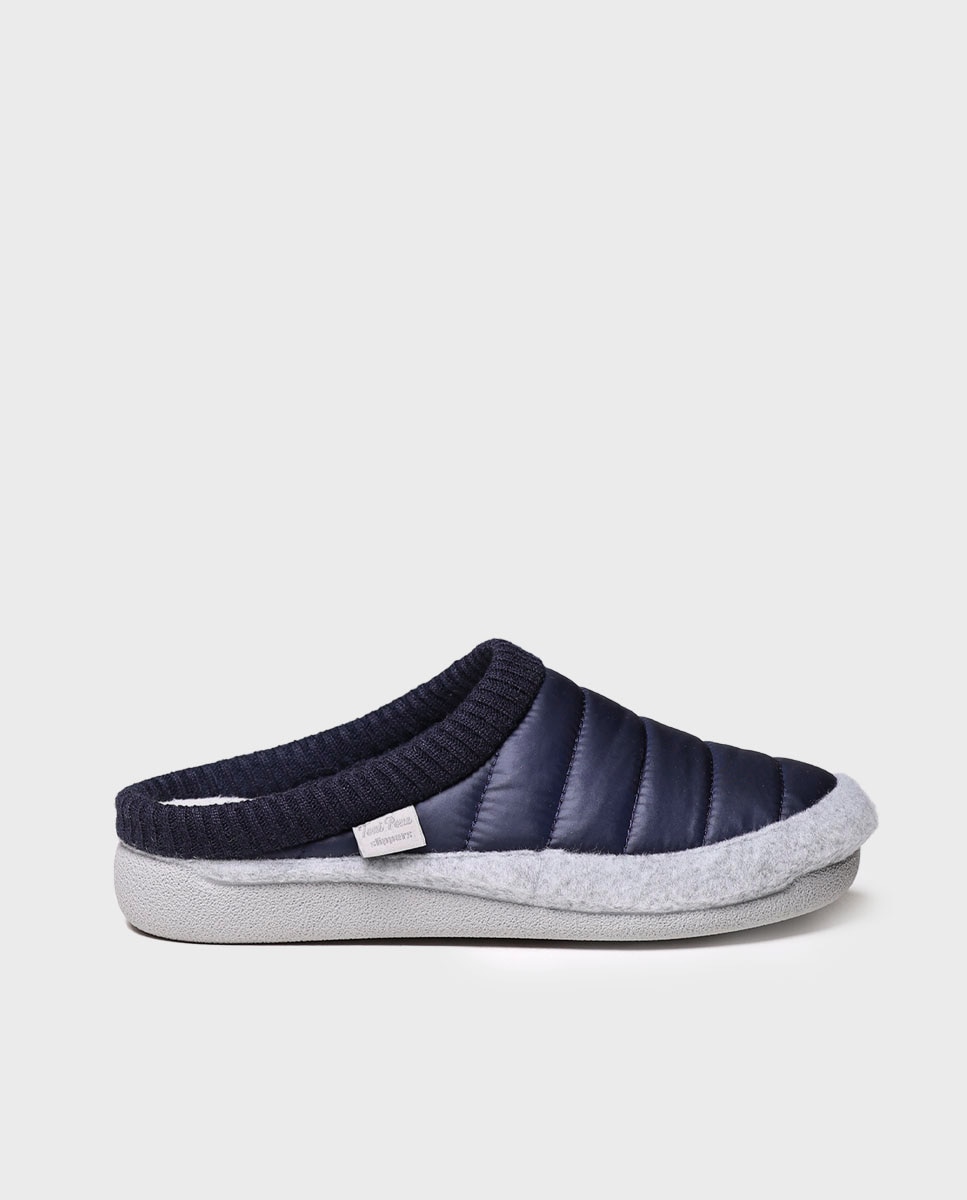 Zapatillas de casa cerradas de mujer tipo zueco - Toni Pons - Azul marino Azul marino-1