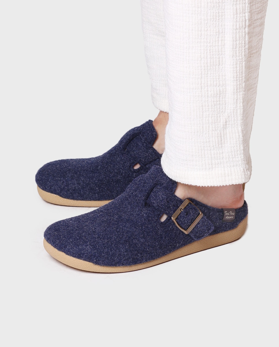 Zapatillas de casa de hombre tipo zueco - Toni Pons - Azul Azul-4