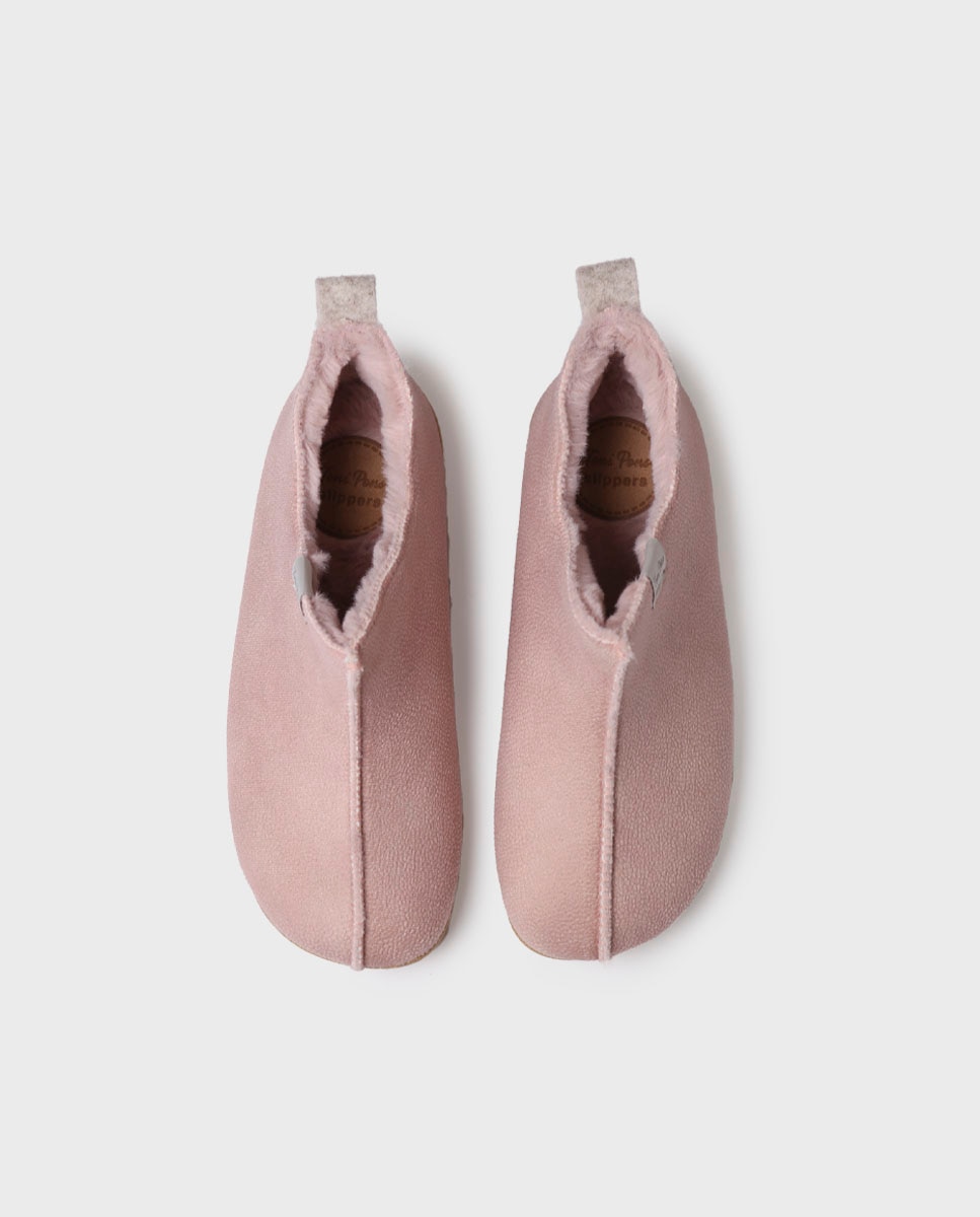 Zapatillas de casa cerradas de mujer tipo botín - Toni Pons - Rosa Rosa-3