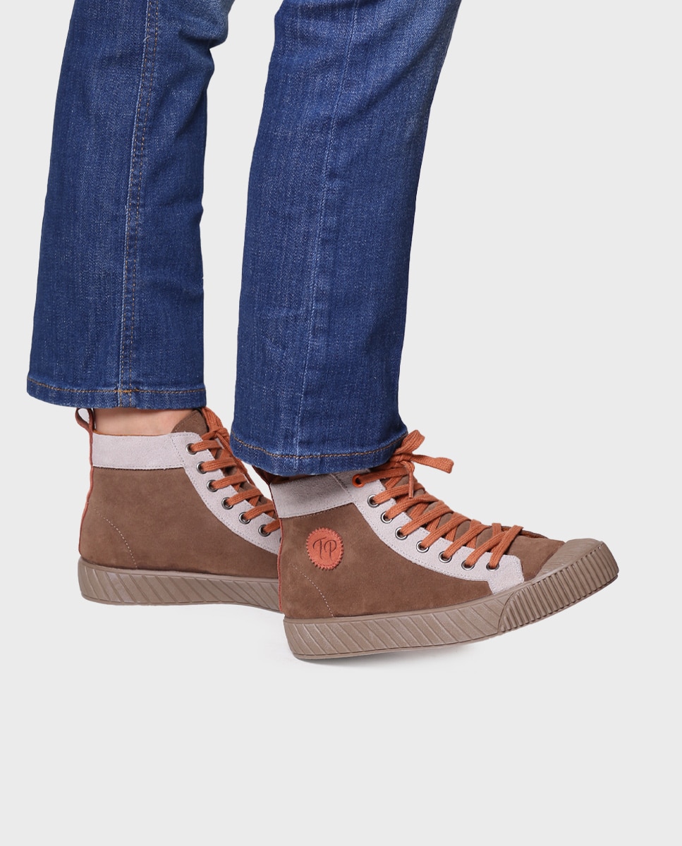 Zapatillas de mujer de serraje con cordones - Toni Pons - Topo Topo-4