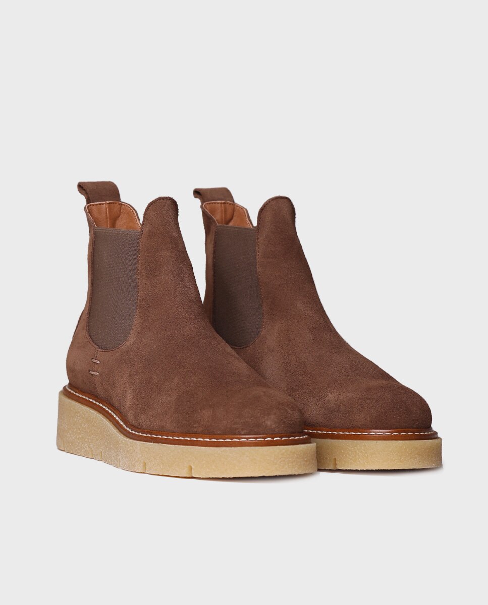 Botines de mujer de serraje con elásticos - Toni Pons - Topo Topo-2