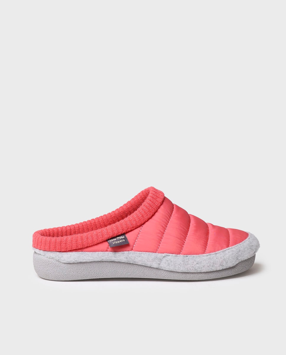 Zapatillas de casa cerradas de mujer tipo zueco - Toni Pons - Coral Coral-1