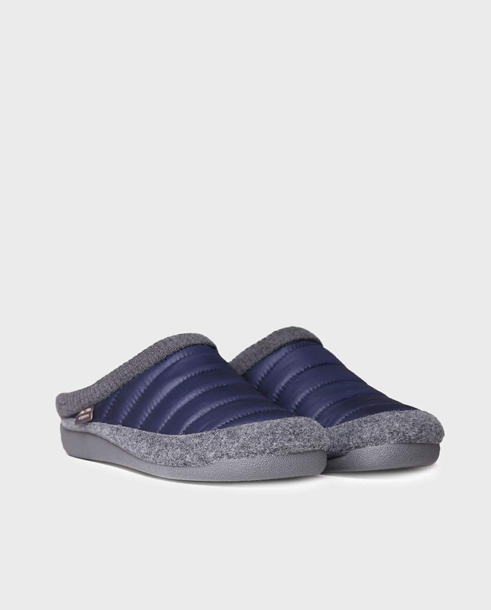 Zapatillas de casa de hombre de fieltro - Toni Pons - Azul marino Azul marino-2