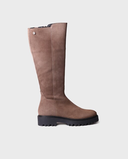 Imagen 0 de Botas de mujer de serraje con cremallera