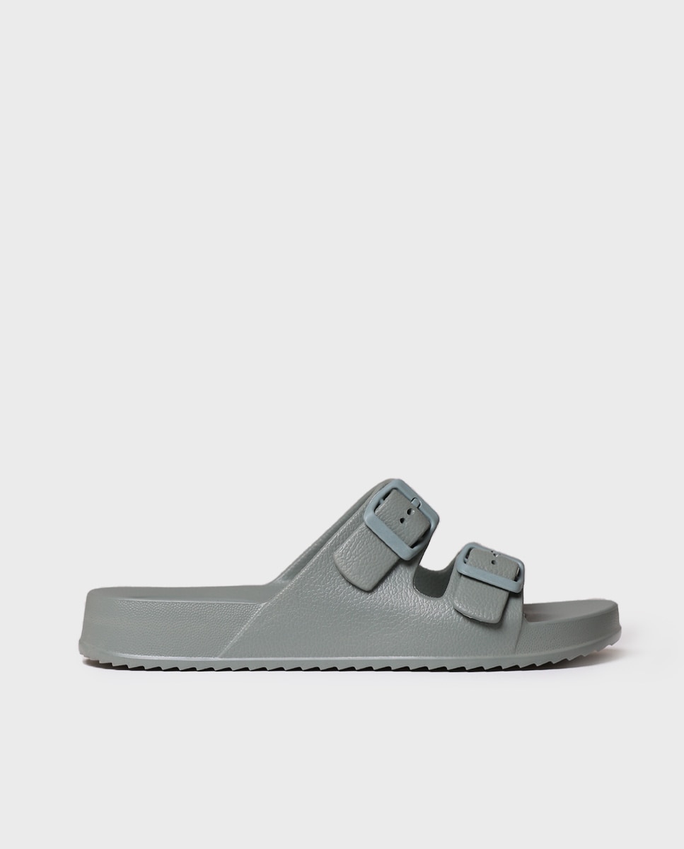 Imagen 1 de Chanclas de mujer de goma con hebillas - Toni Pons - Verde Verde