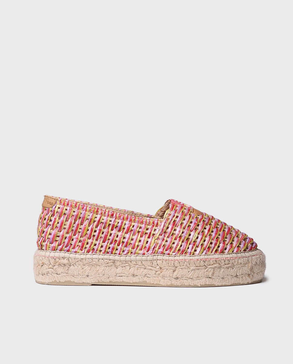 Alpargatas planas de mujer de rafia - Toni Pons - Multicolor Multicolor-1