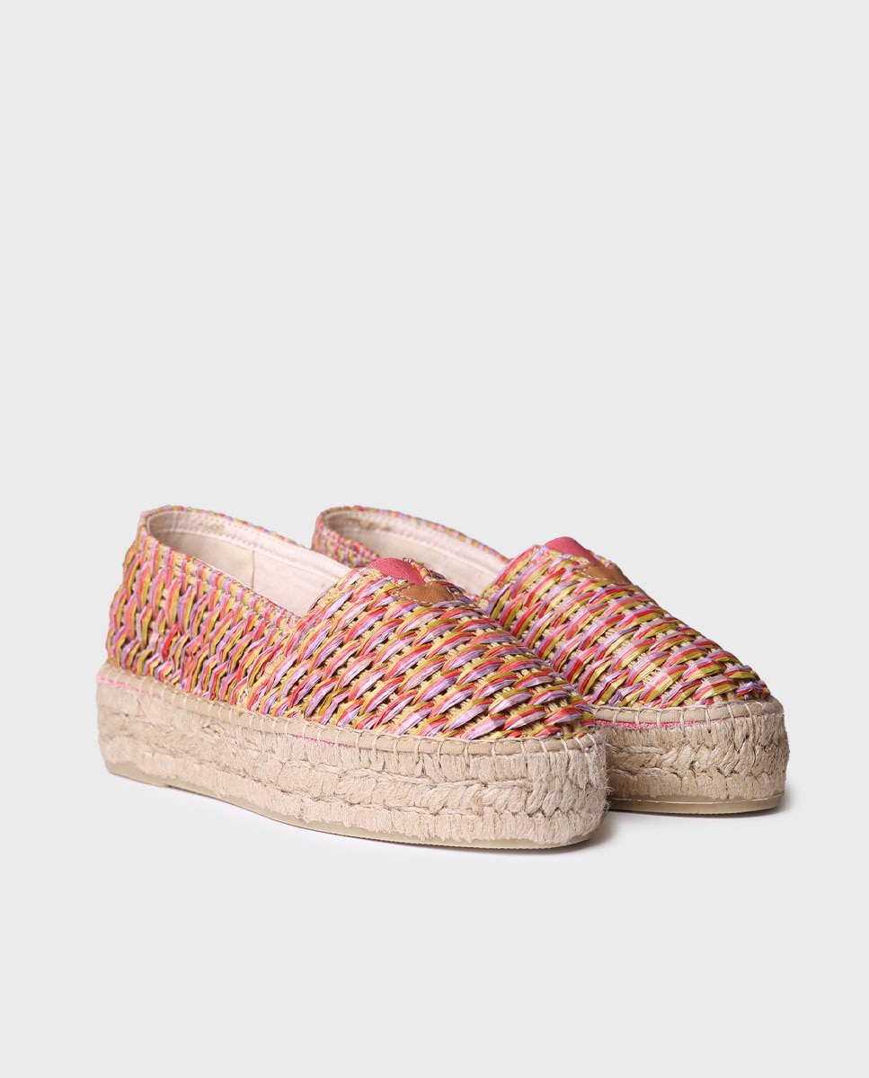 Alpargatas planas de mujer de rafia - Toni Pons - Multicolor Multicolor-2