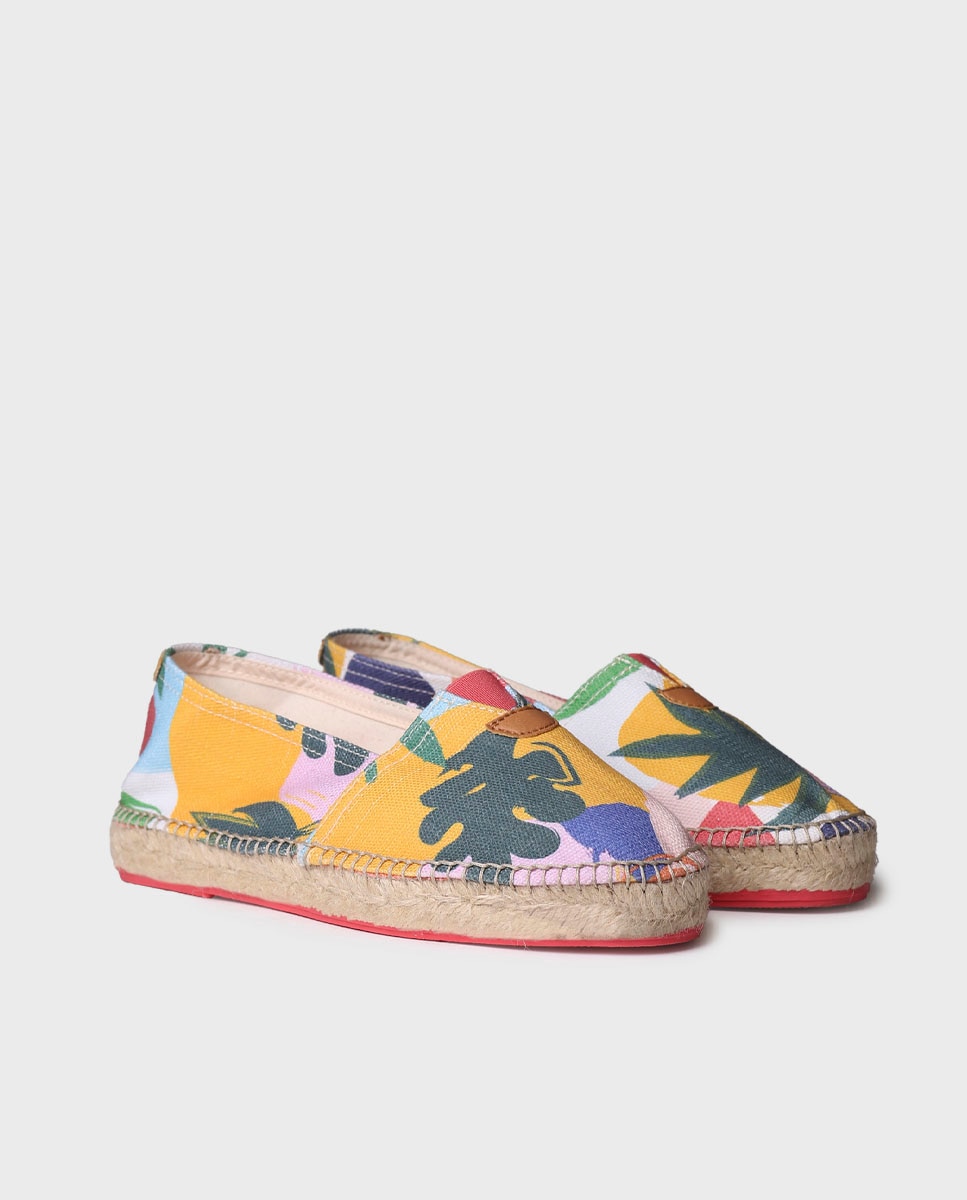 Alpargatas planas de mujer de tejido estampado - Toni Pons - Multicolor Multicolor-2