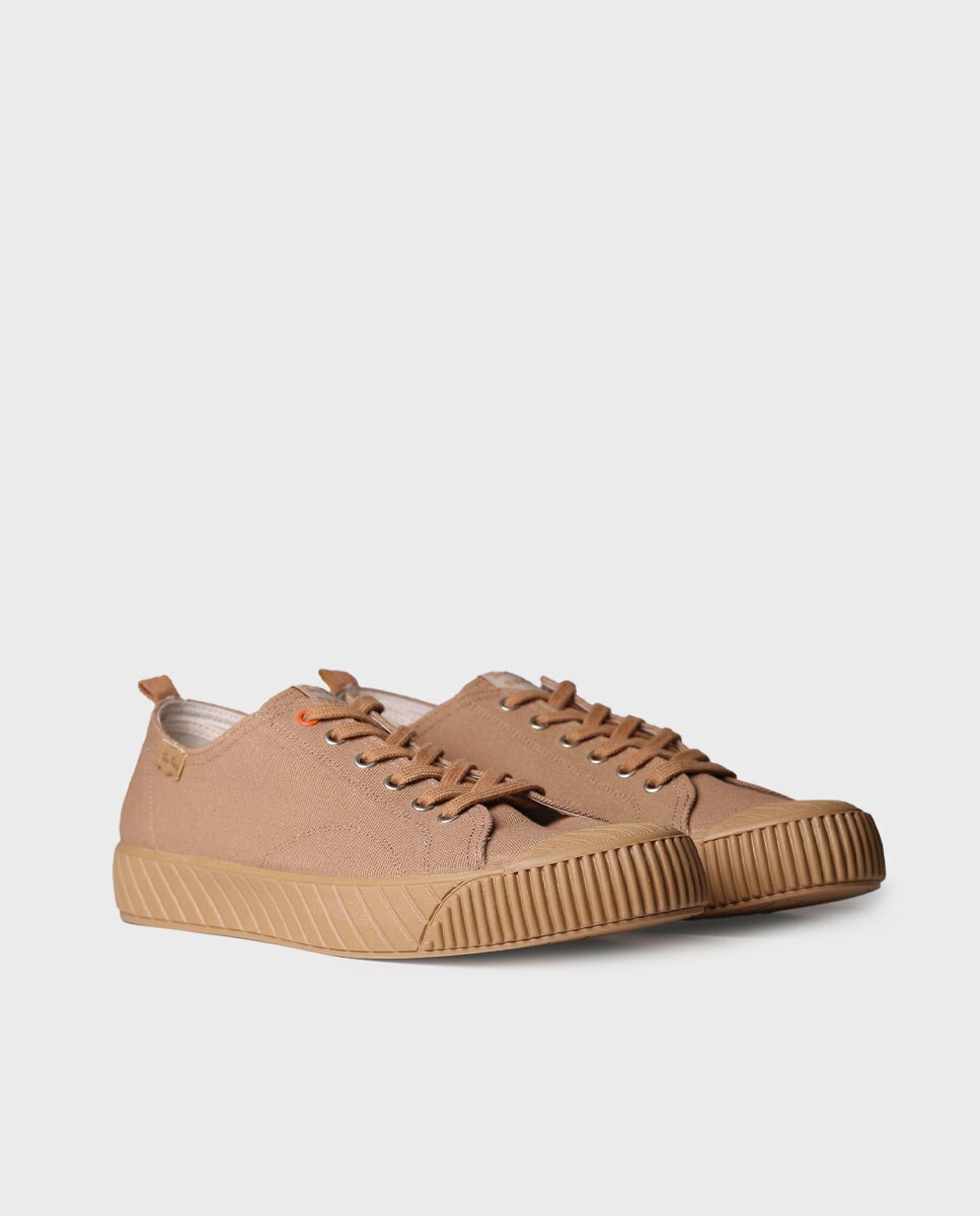 Zapatillas de lona de hombre de algodón - Toni Pons - Marrón Marrón-3