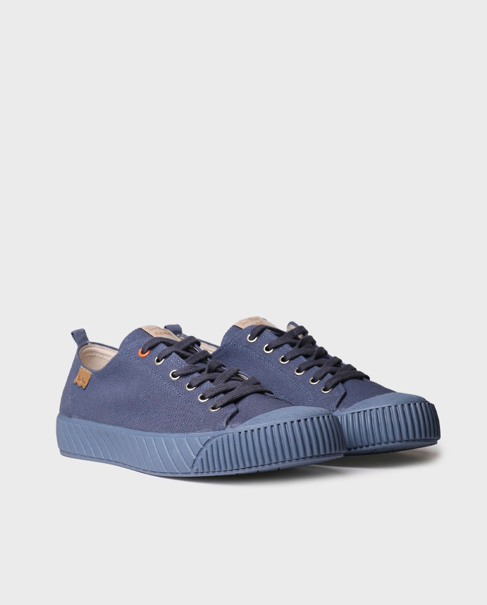 Zapatillas de lona de hombre de algodón - Toni Pons - Azul Azul-4
