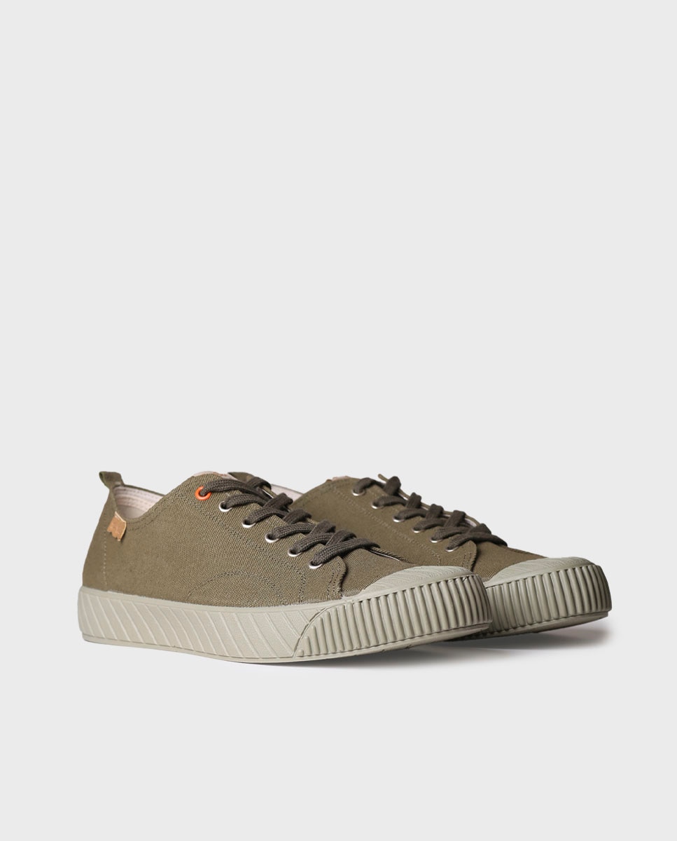 Zapatillas de lona de hombre de algodón - Toni Pons - Verde Verde-3